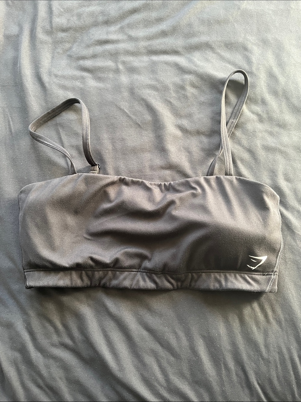 Gymshark Black Bandeau Sports Bra